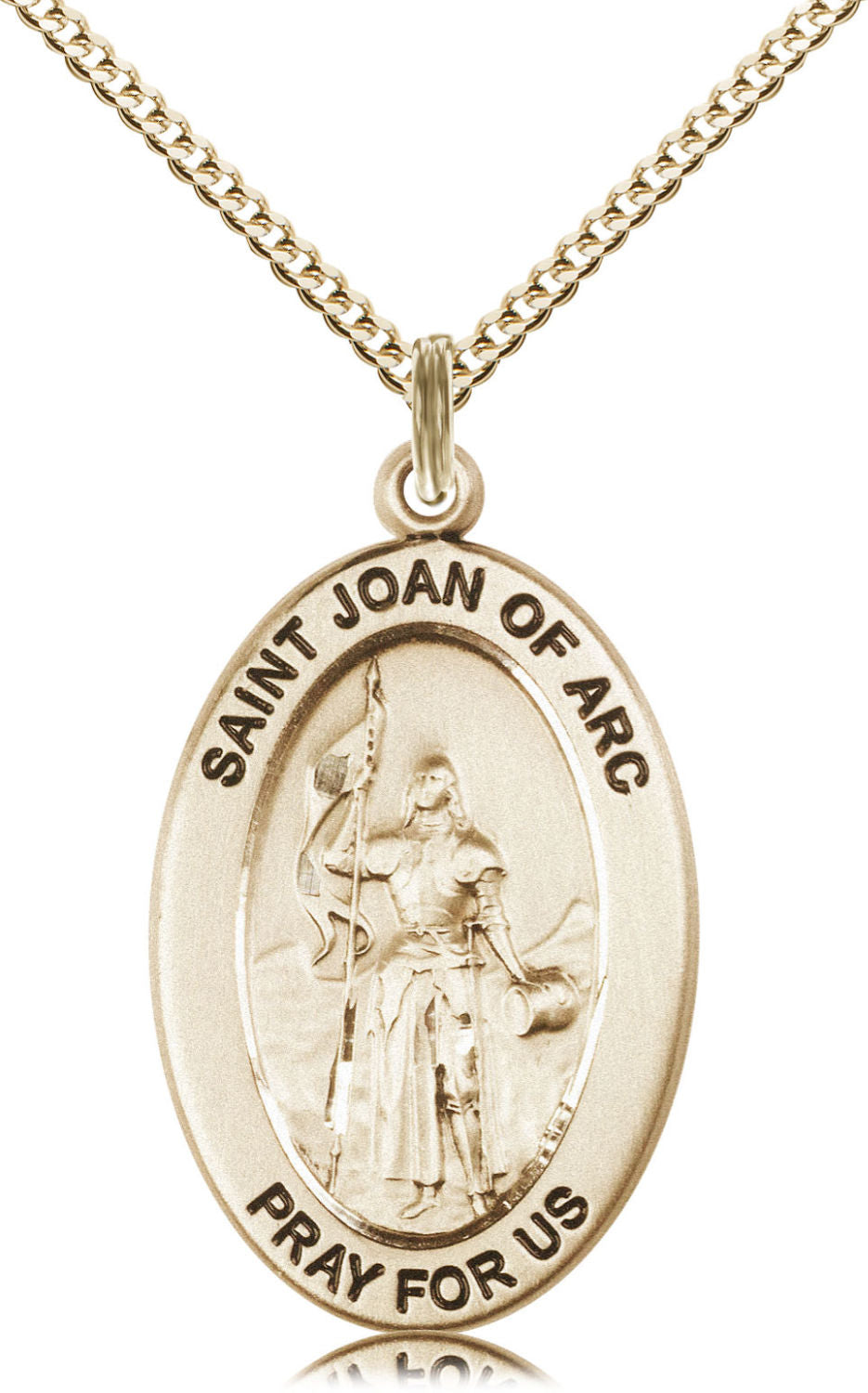 St. Joan of Arc of Soldiers Necklace for Women