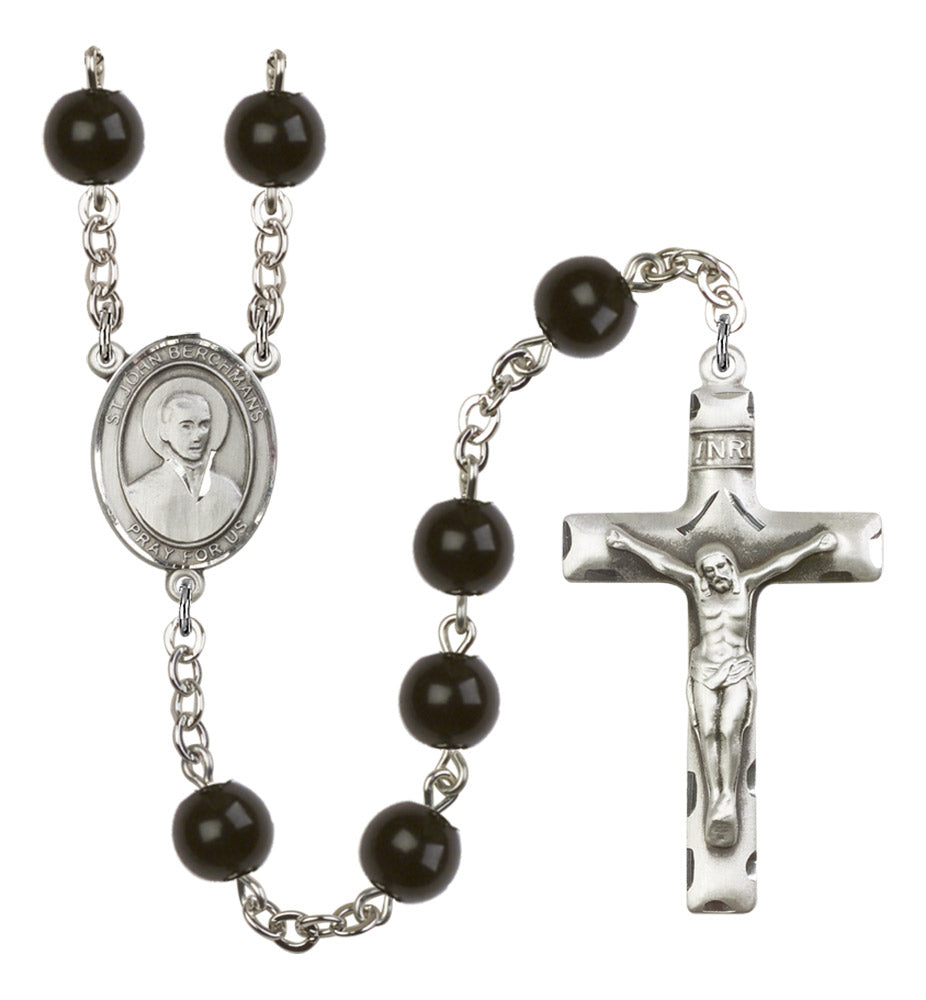 St. John Berchmans Silver Plated Rosary for Men