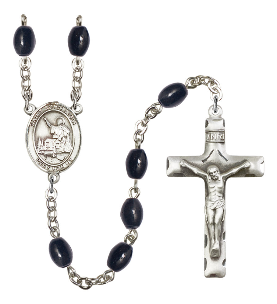 St. John Licci Silver Plated Rosary for Men