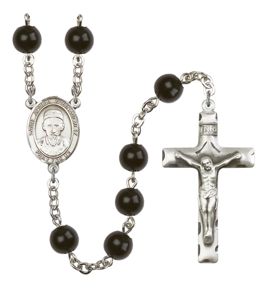 St. Joseph Freinademetz Silver Plated Rosary for Men
