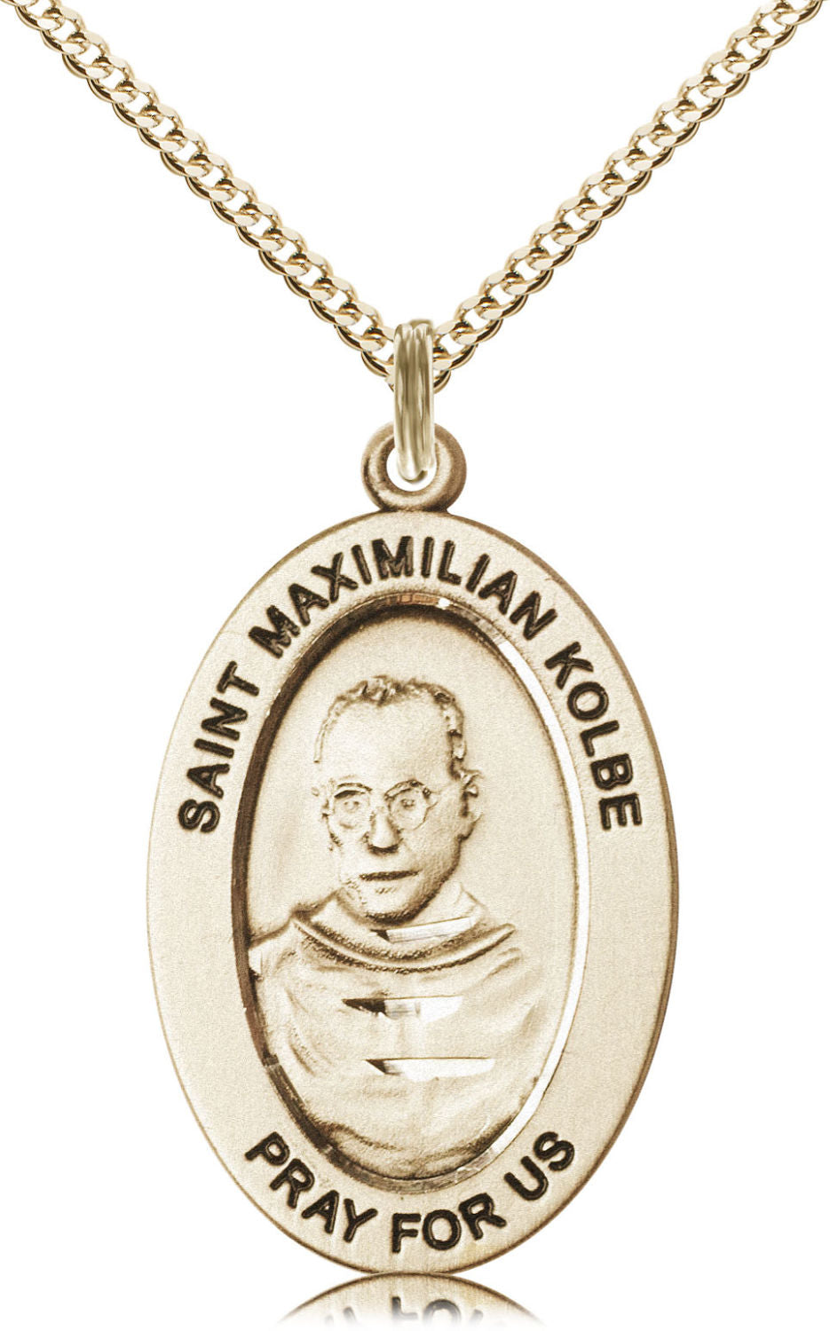St. Maximilian Against Drug Abuse Necklace for Women