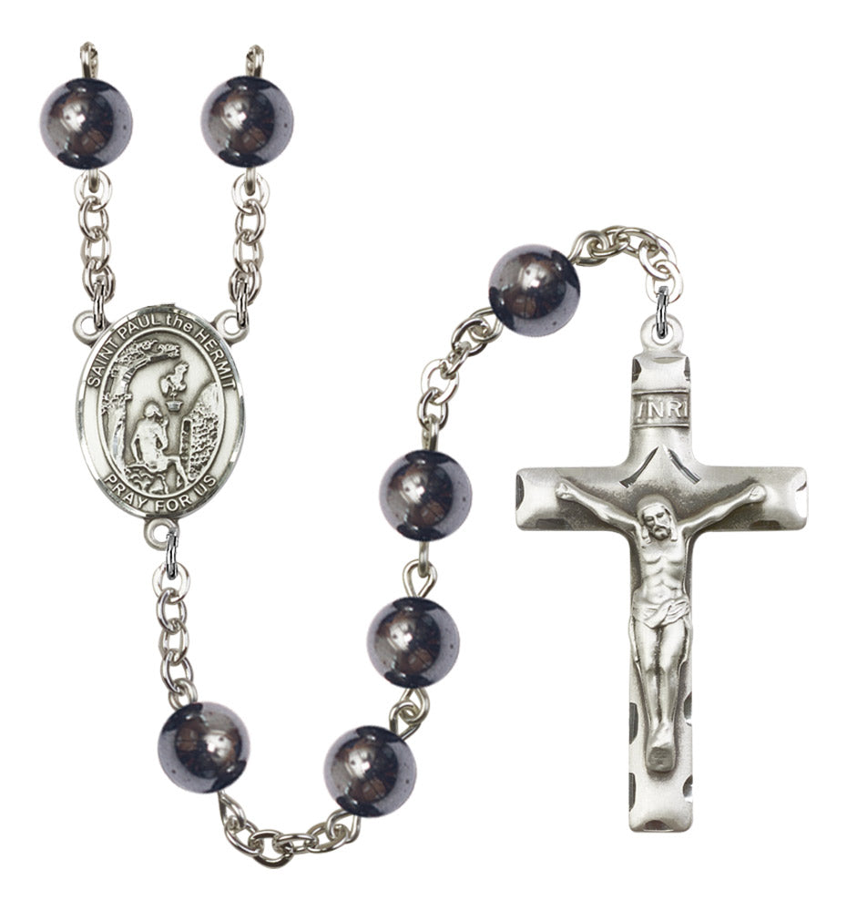 St. Paul the Hermit Silver Plated Rosary for Men