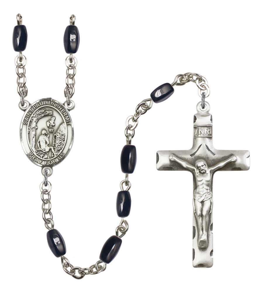 St. Paul the Hermit Silver Plated Rosary for Men