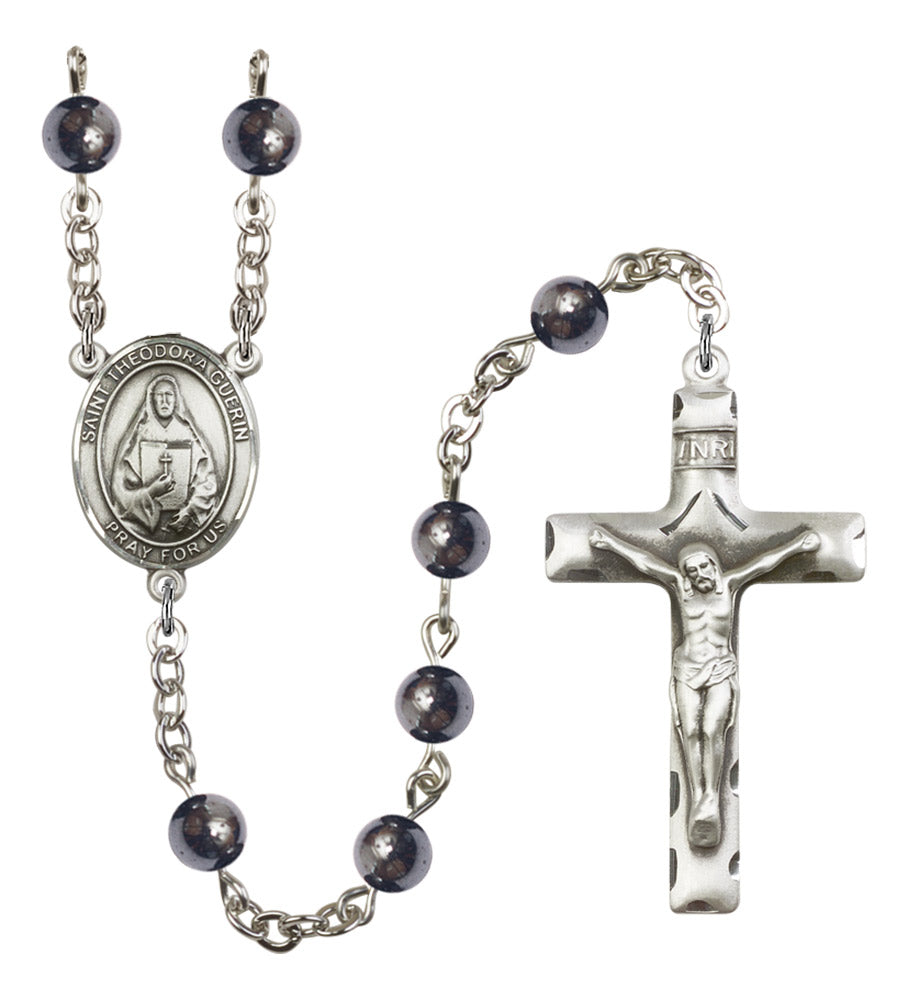St. Theodora Silver Plated Rosary for Men