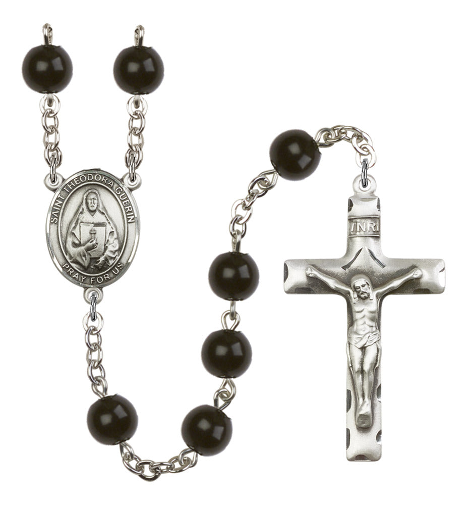 St. Theodora Silver Plated Rosary for Men