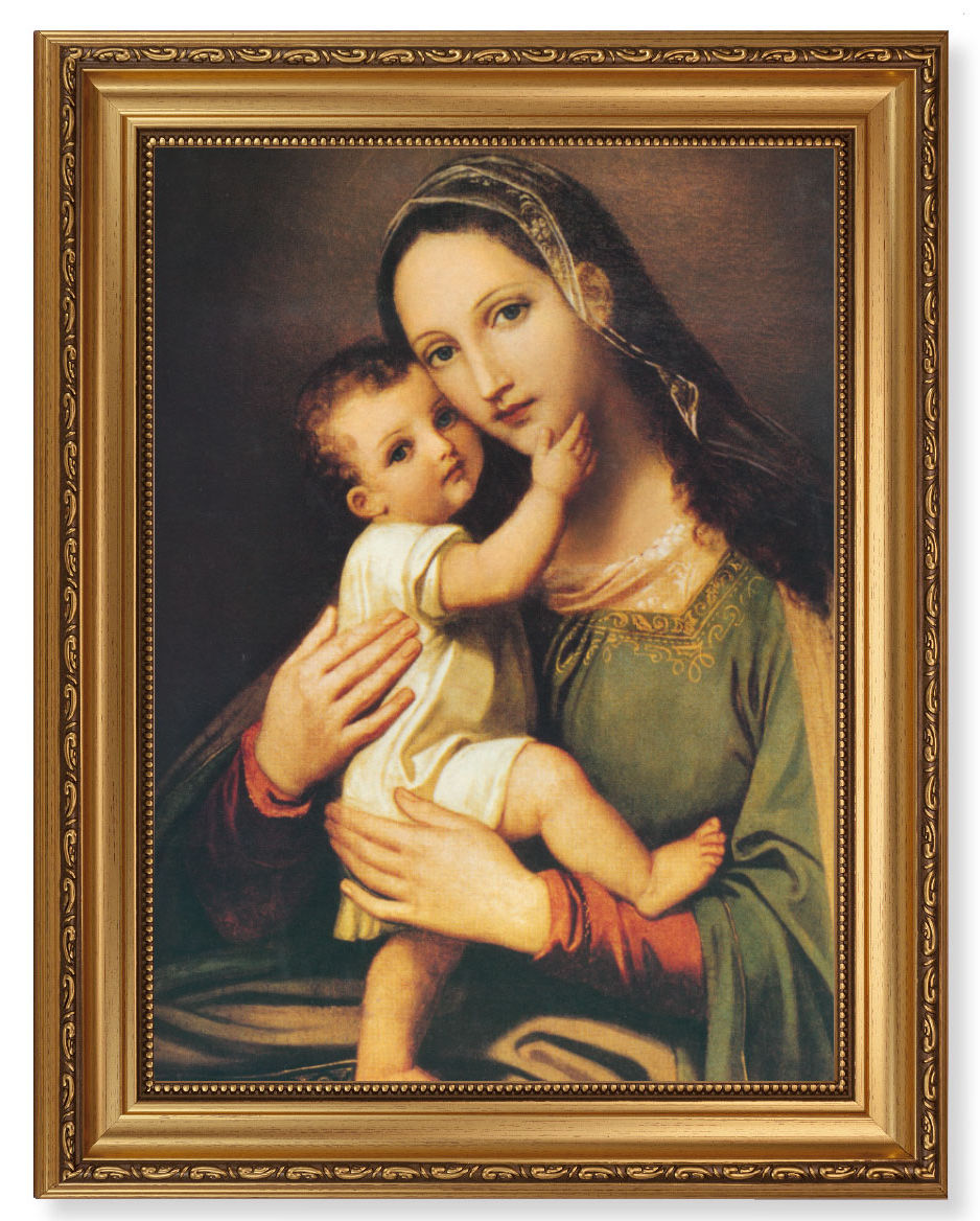 Miraculous Image of the Succoring Mary 12x16 Framed Print Artboard