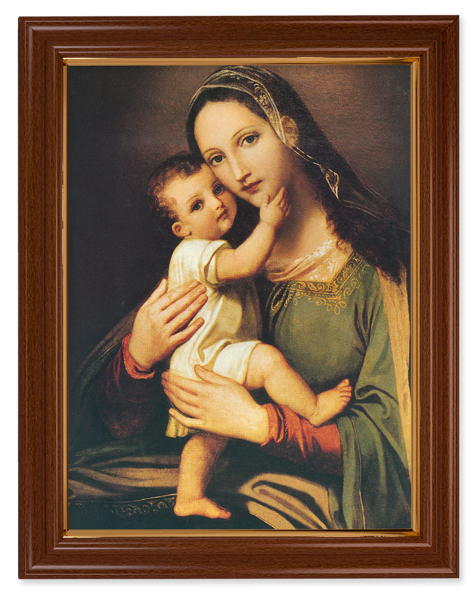 Miraculous Image of the Succoring Mary 12x16 Framed Print Artboard