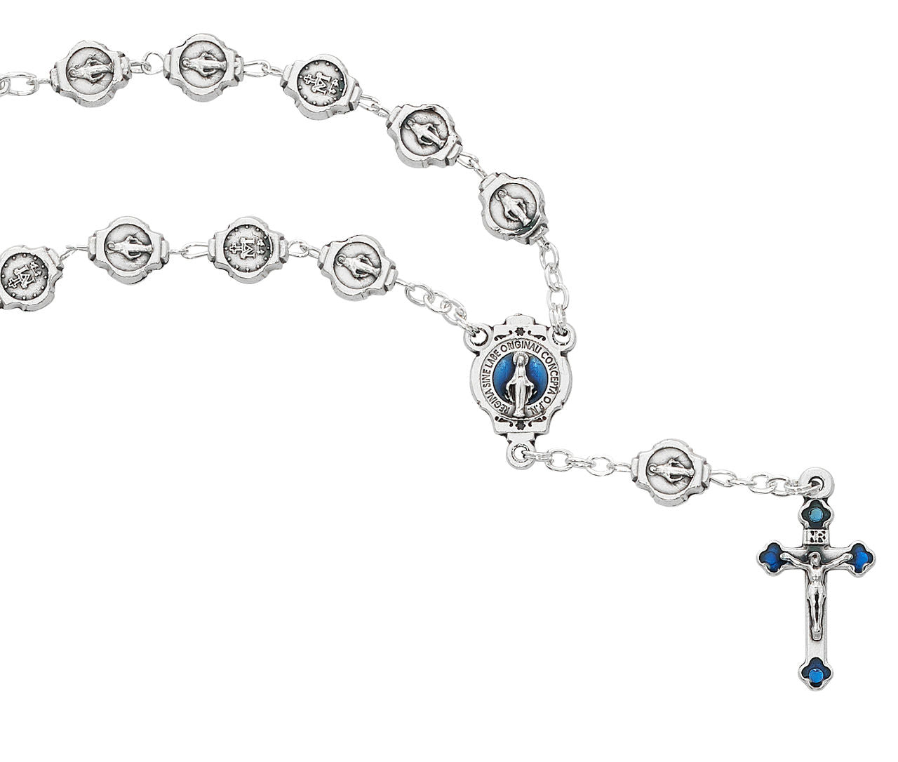 Miraculous Metal Auto Rosary