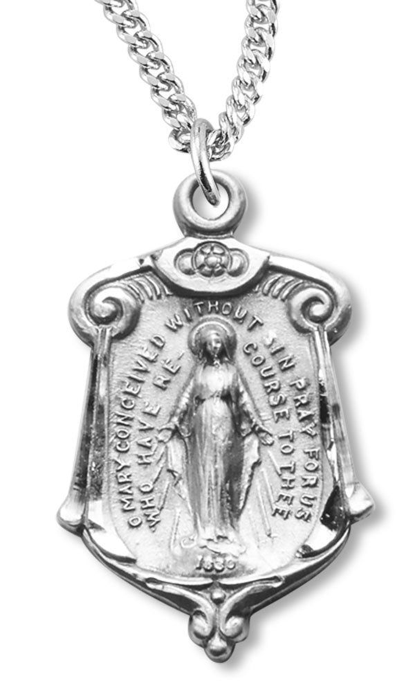 Miraculous Pendant in Elegant Shield Pendant