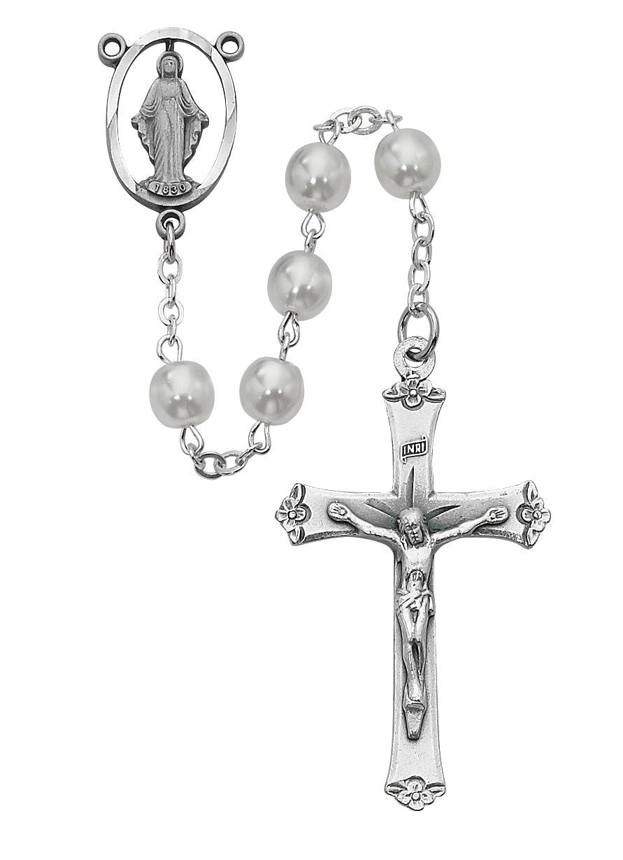 Mother of Pearl with Miraculous Rosary