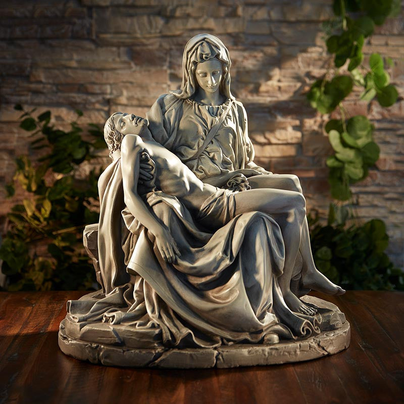 Pieta Statue – 21.5"H Stoneresin | Indoor & Outdoor