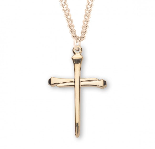 Nail Cross Pendant Sterling Silver