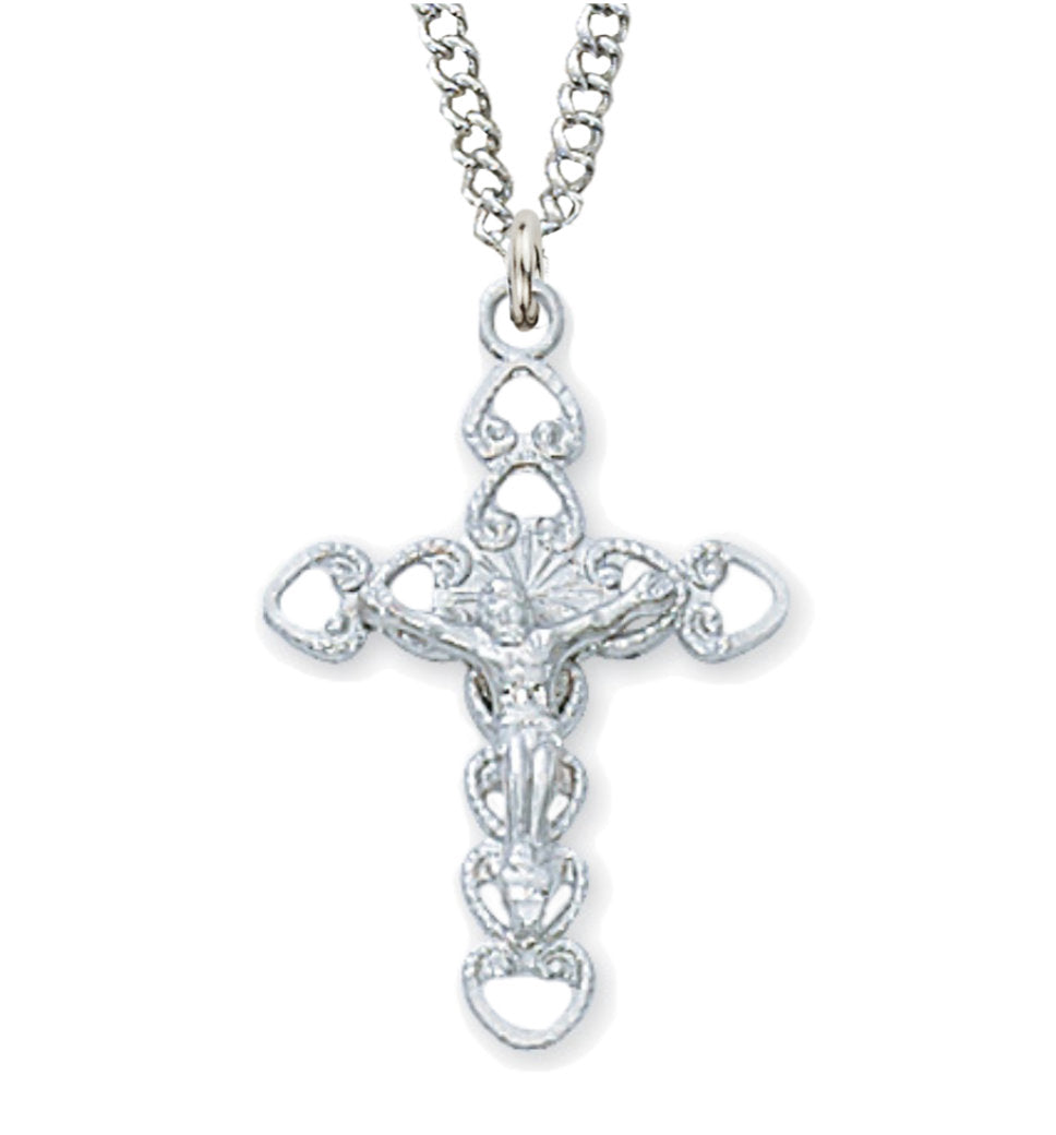 Open Cut Elegant Crucifix Pendant