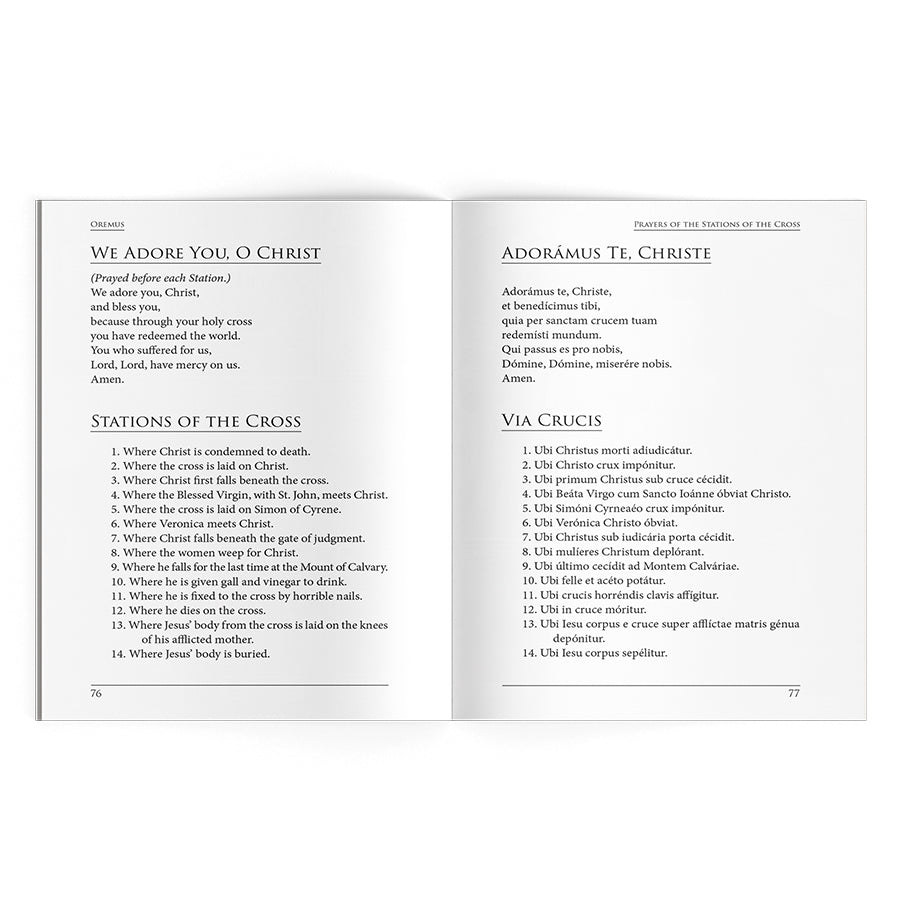 Oremus: A Treasury of Latin Prayers