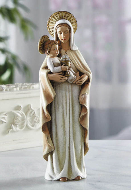Our Lady of the Blessed Sacrament 8 Inches High Statue