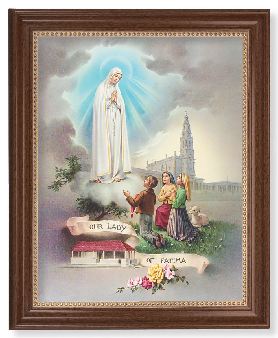Our Lady of Fatima 11x14 Framed Print Artboard