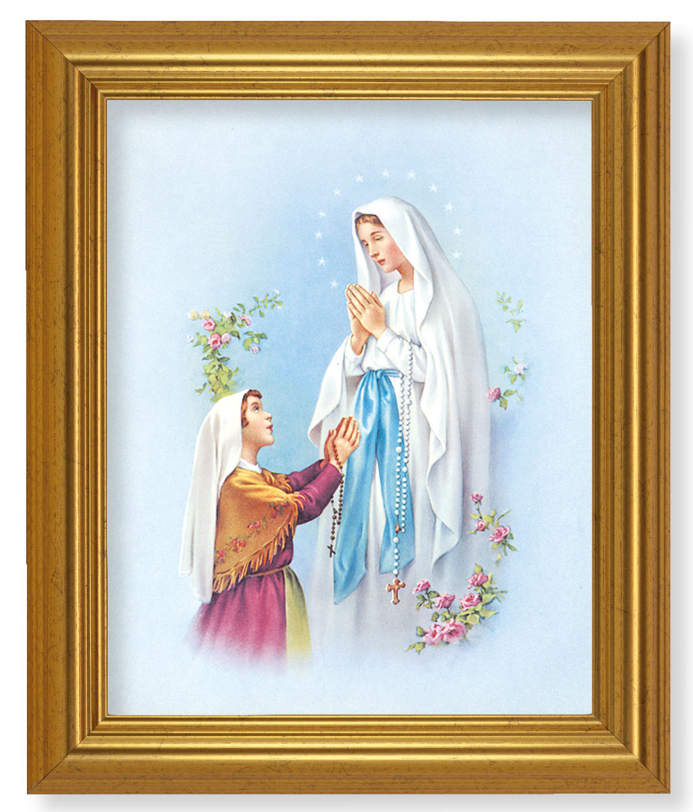 Our Lady of Fatima 8x10 Framed Print Under Glass