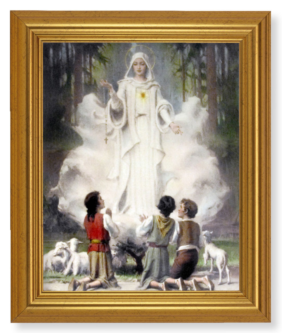 Our Lady of Fatima 8x10 Framed Print Under Glass