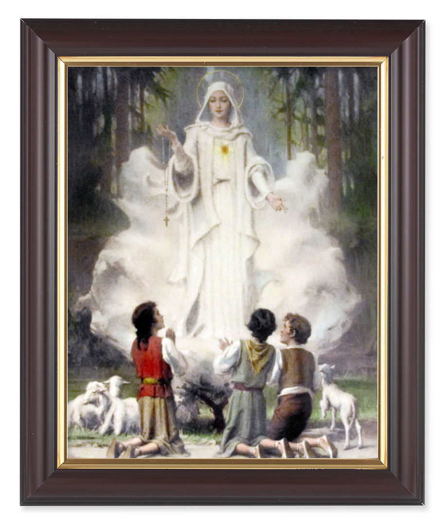 Our Lady of Fatima 8x10 Framed Print Under Glass