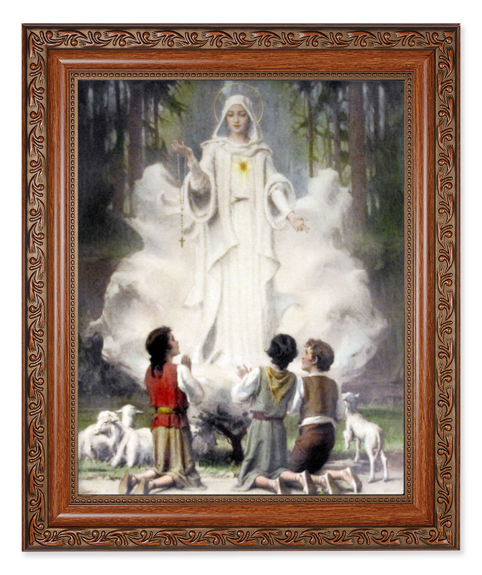 Our Lady of Fatima 8x10 Framed Print Under Glass