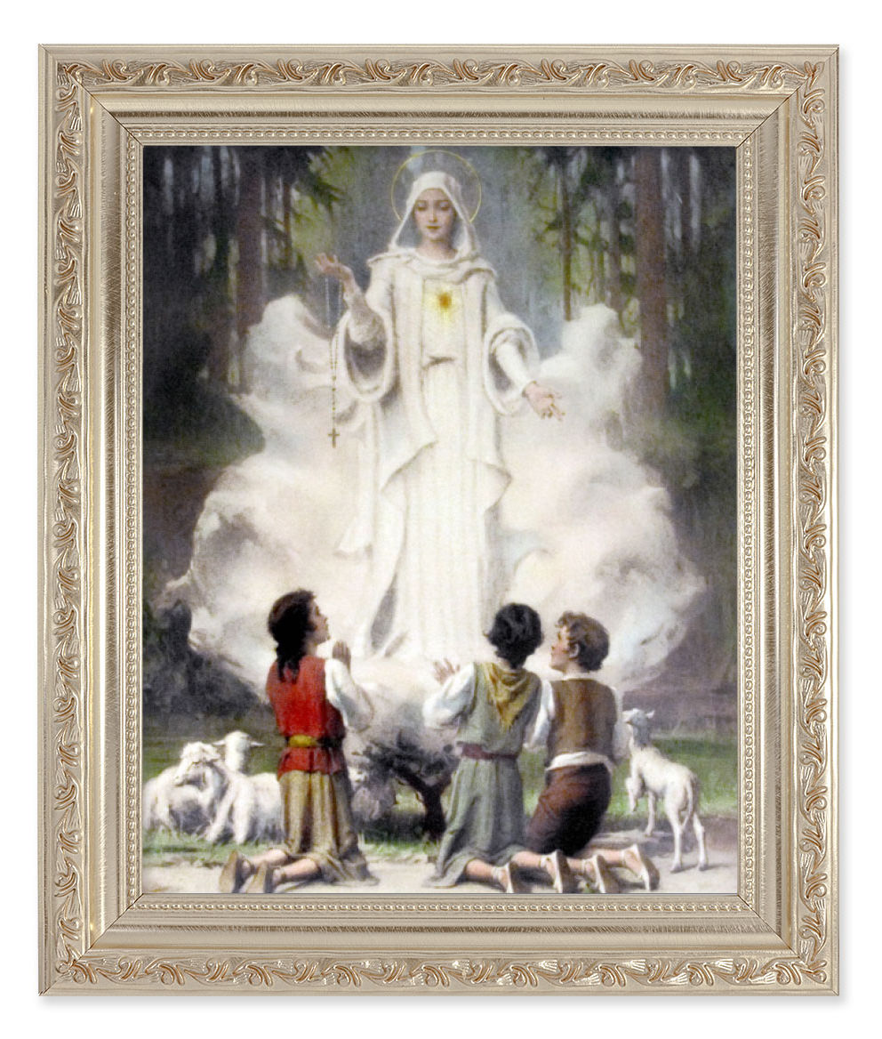 Our Lady of Fatima 8x10 Framed Print Under Glass