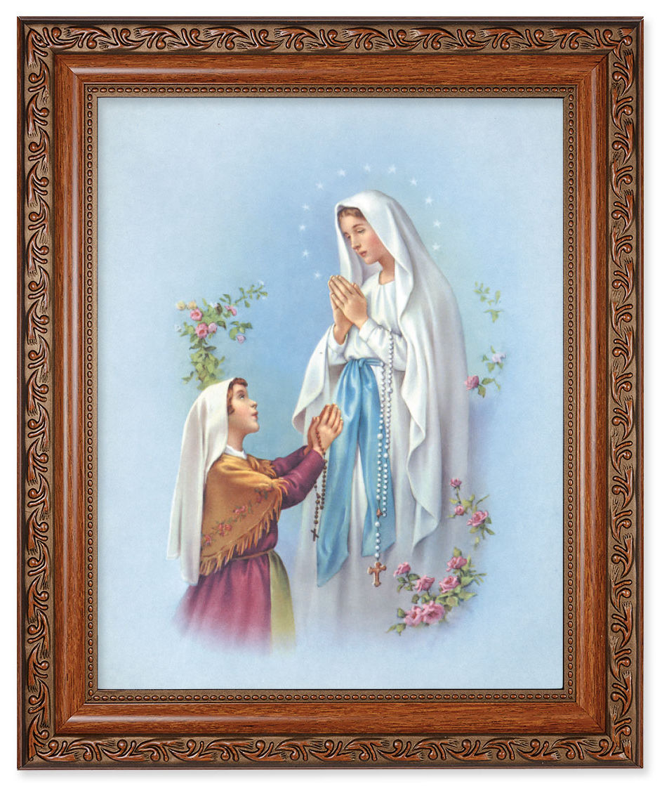 Our Lady of Fatima 8x10 Framed Print Under Glass