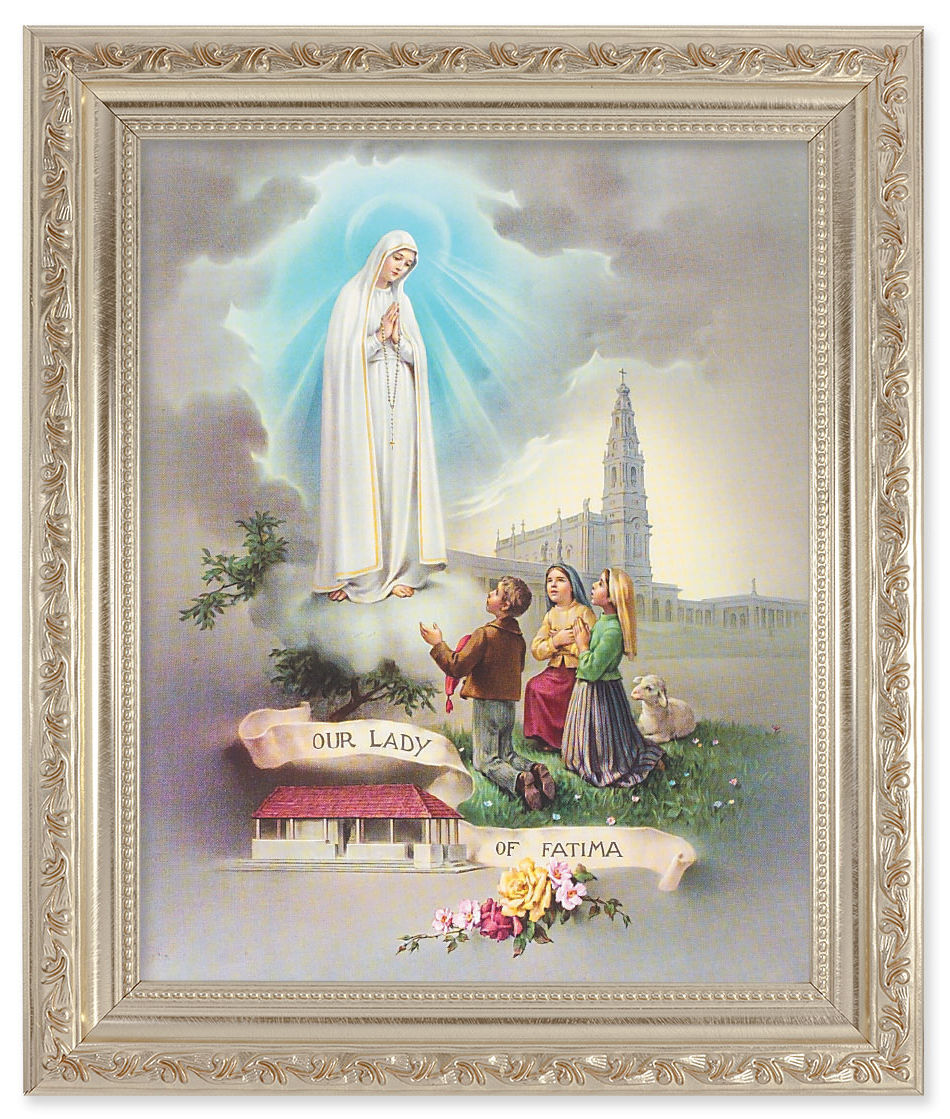 Our Lady of Fatima 8x10 Framed Print Under Glass