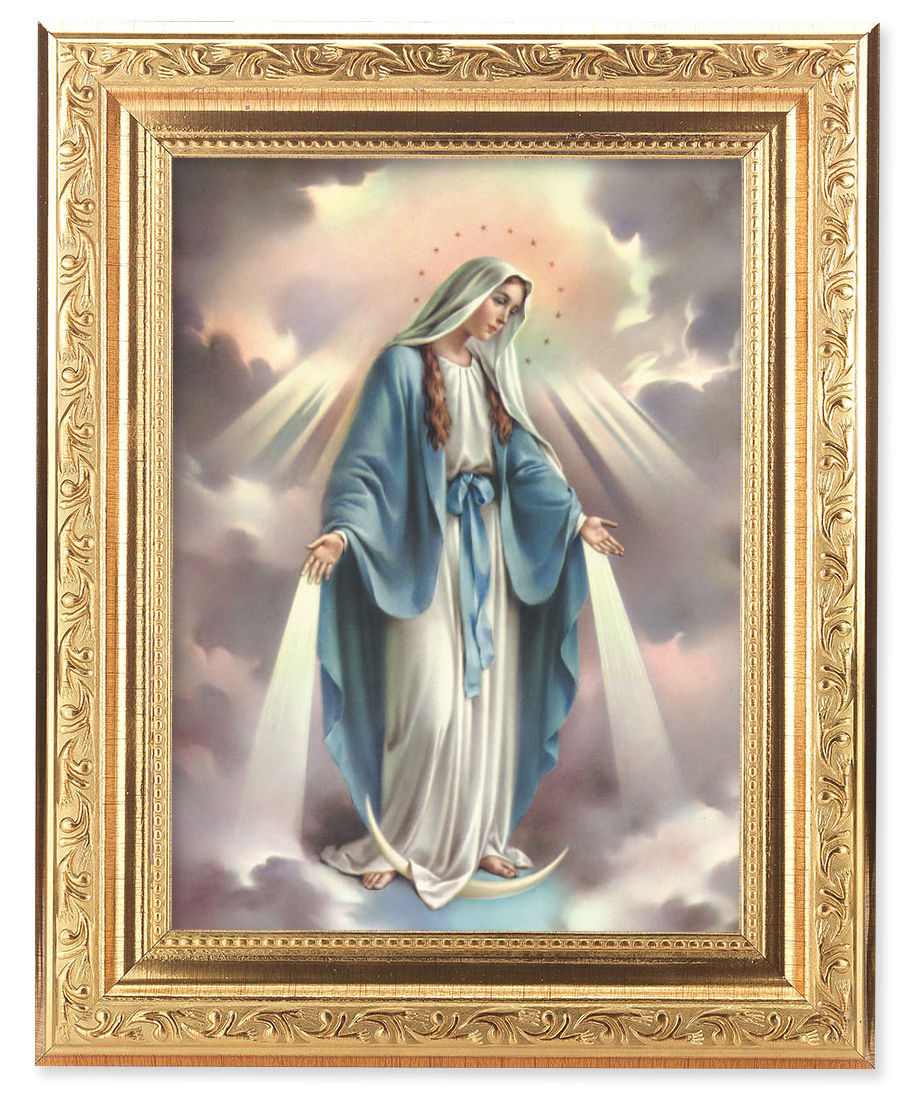 Our Lady of Grace 6x8 Print Under Glass