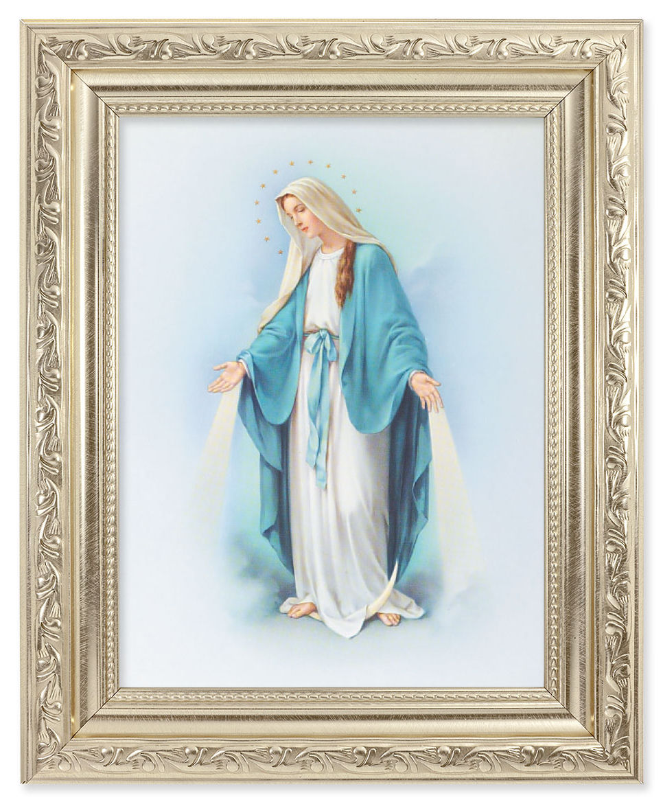 Our Lady of Grace 6x8 Print Under Glass