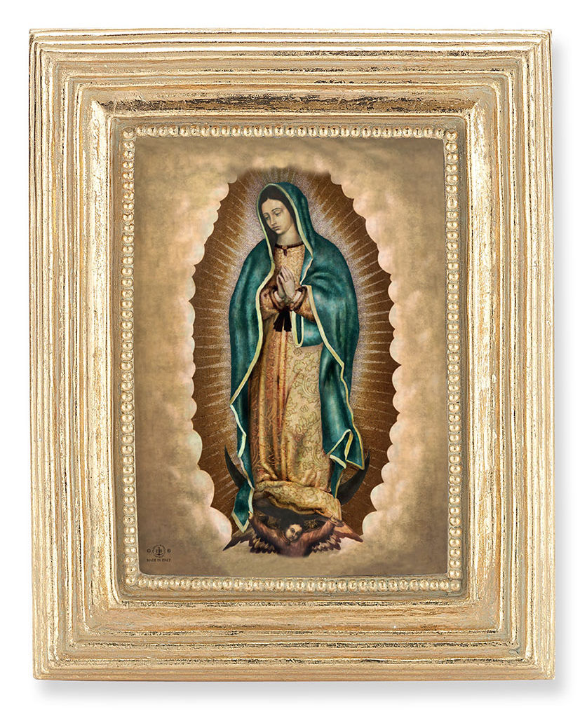 Our Lady of Guadalupe 2.5x3.5 Print Under Glass