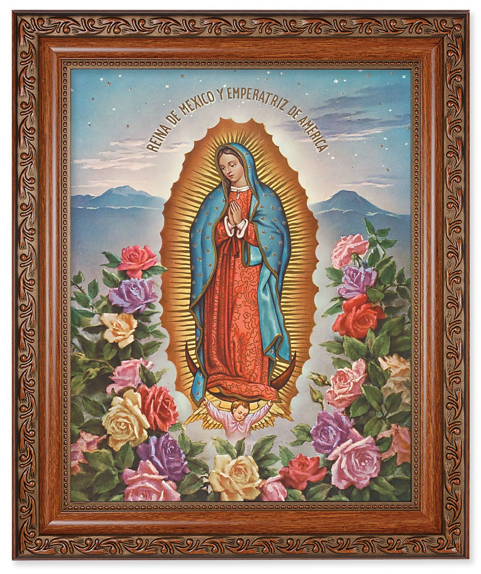 Our Lady of Guadalupe 8x10 Framed Print Under Glass