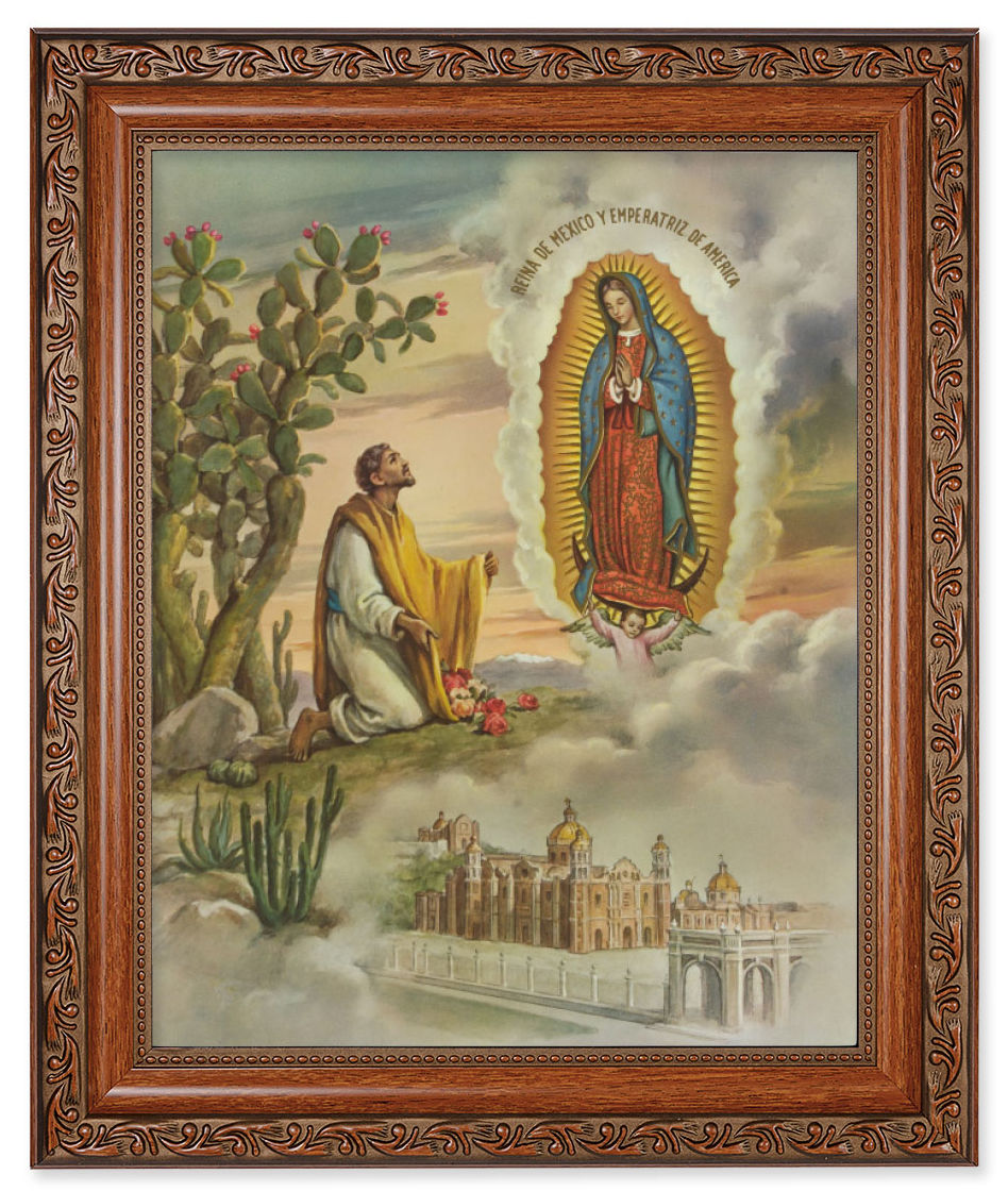 Our Lady of Guadalupe 8x10 Framed Print Under Glass