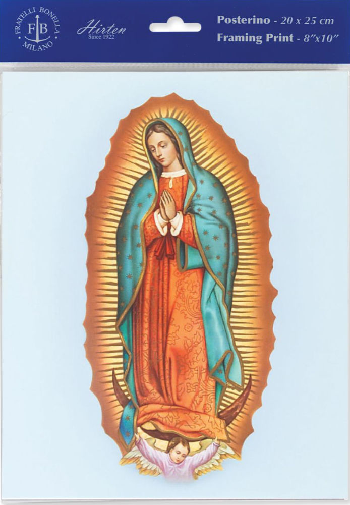 Our Lady of Guadalupe Print - Sold in 3 per pack