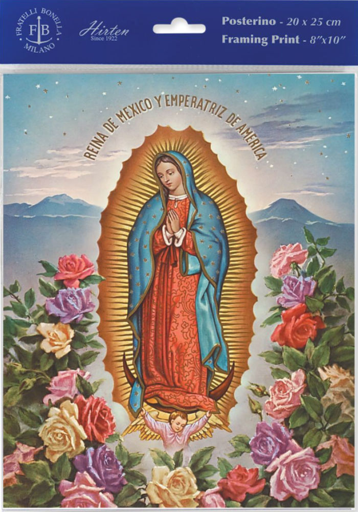 Our Lady of Guadalupe Print - Sold in 3 per pack