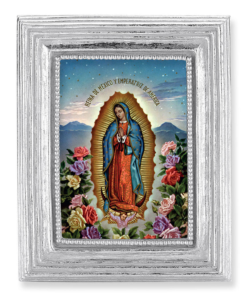 Our Lady of Guadalupe Reina de Mexico 2.5x3.5 Print Under Glass
