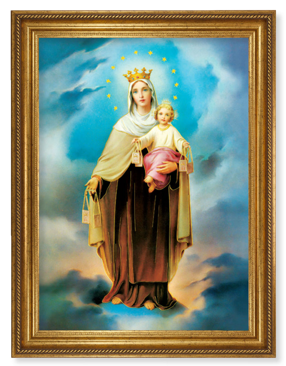 Our Lady of Mount Carmel 19x27 Framed Print Artboard