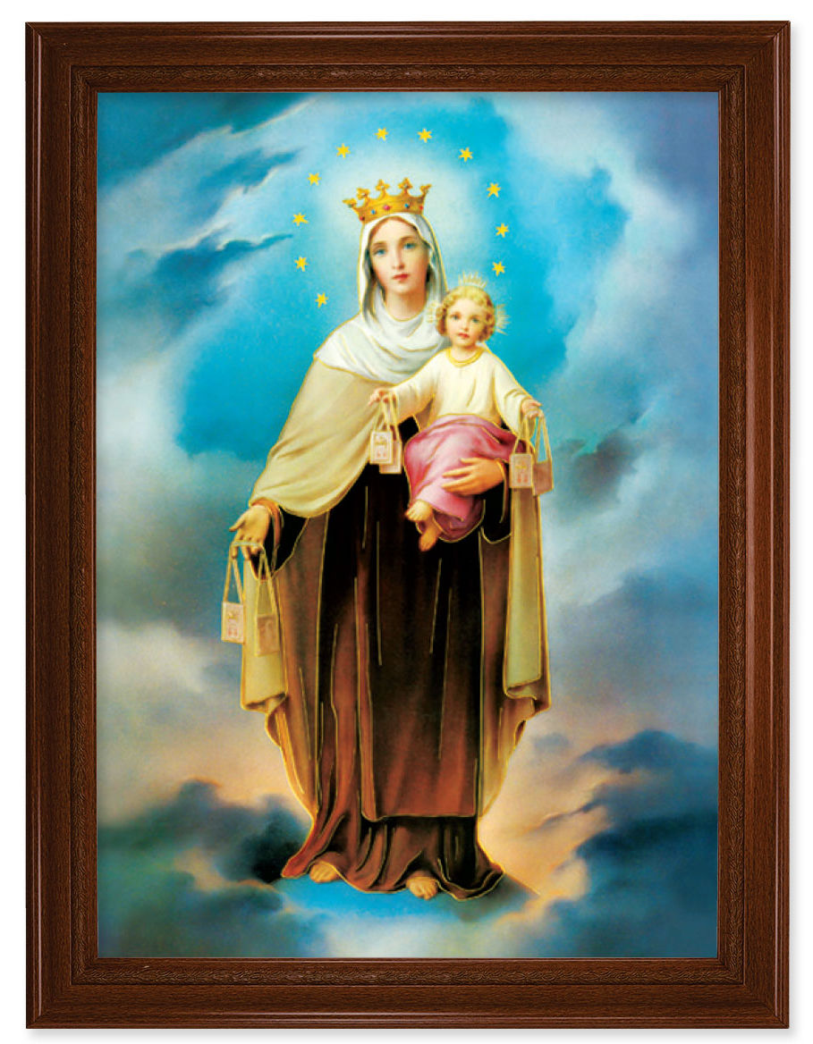 Our Lady of Mount Carmel 19x27 Framed Print Artboard