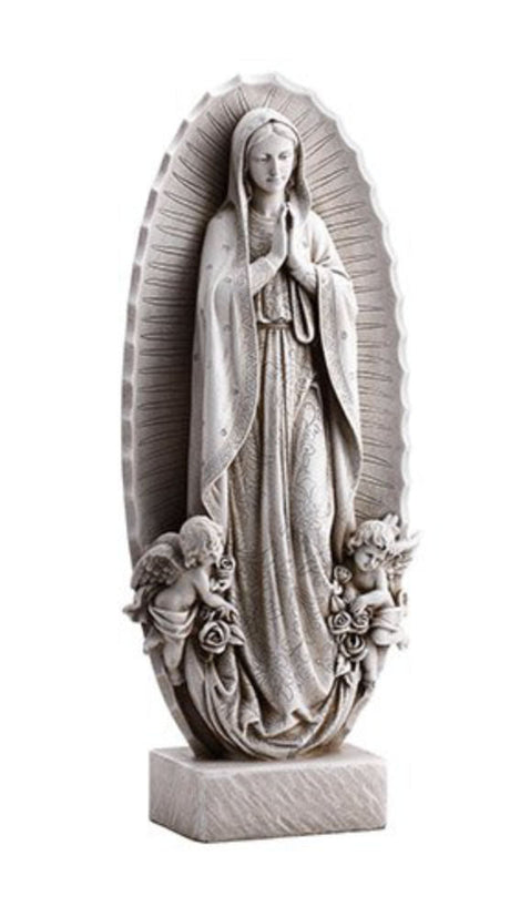 Our Lady Of Guadalupe Garden Statue 23.5" High