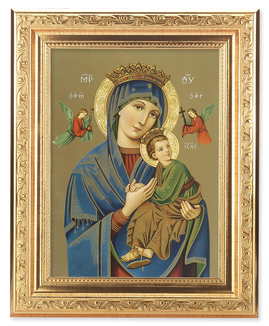 Our Lady of Perpetual Help 6x8 Print Under Glass