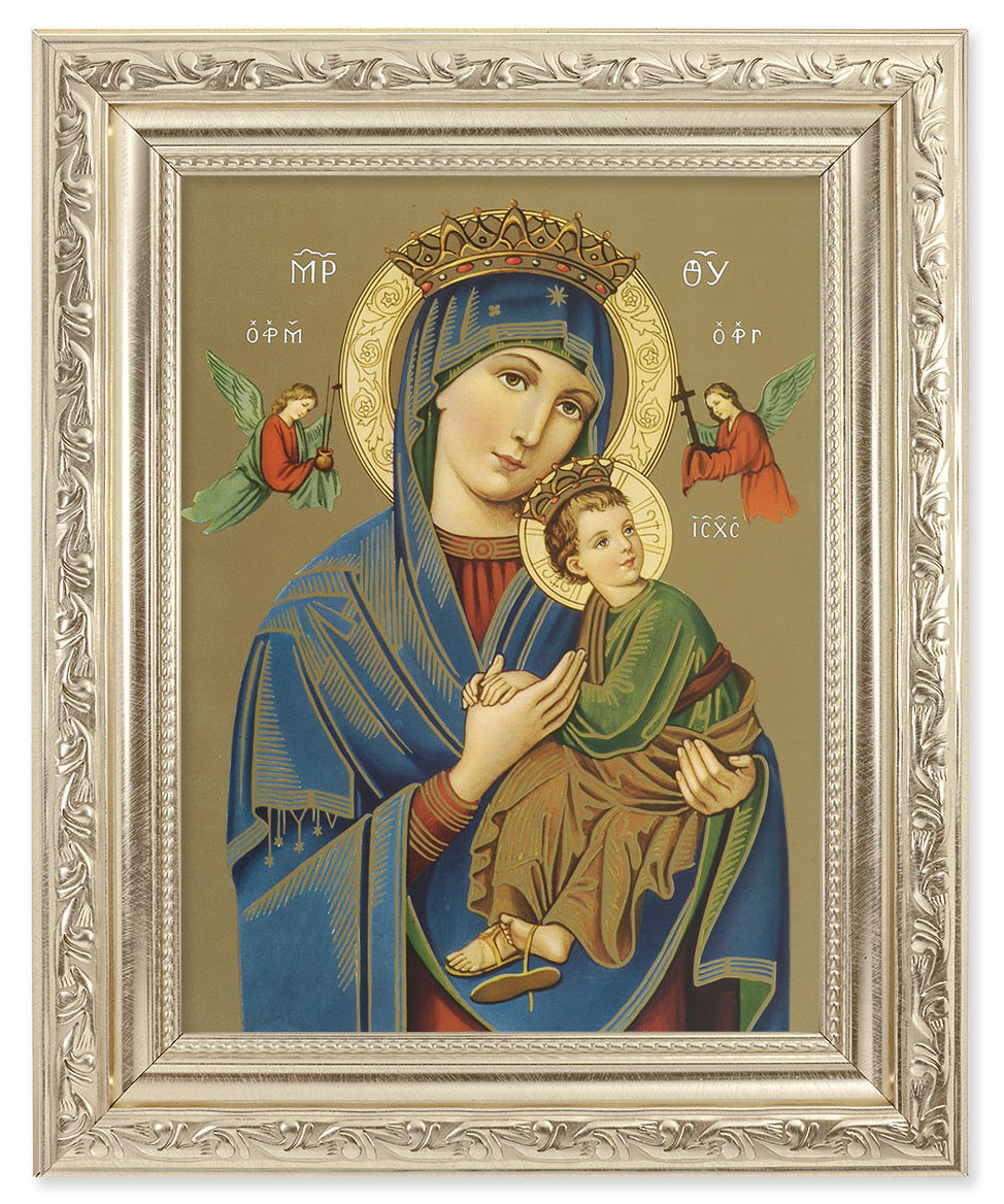Our Lady of Perpetual Help 6x8 Print Under Glass