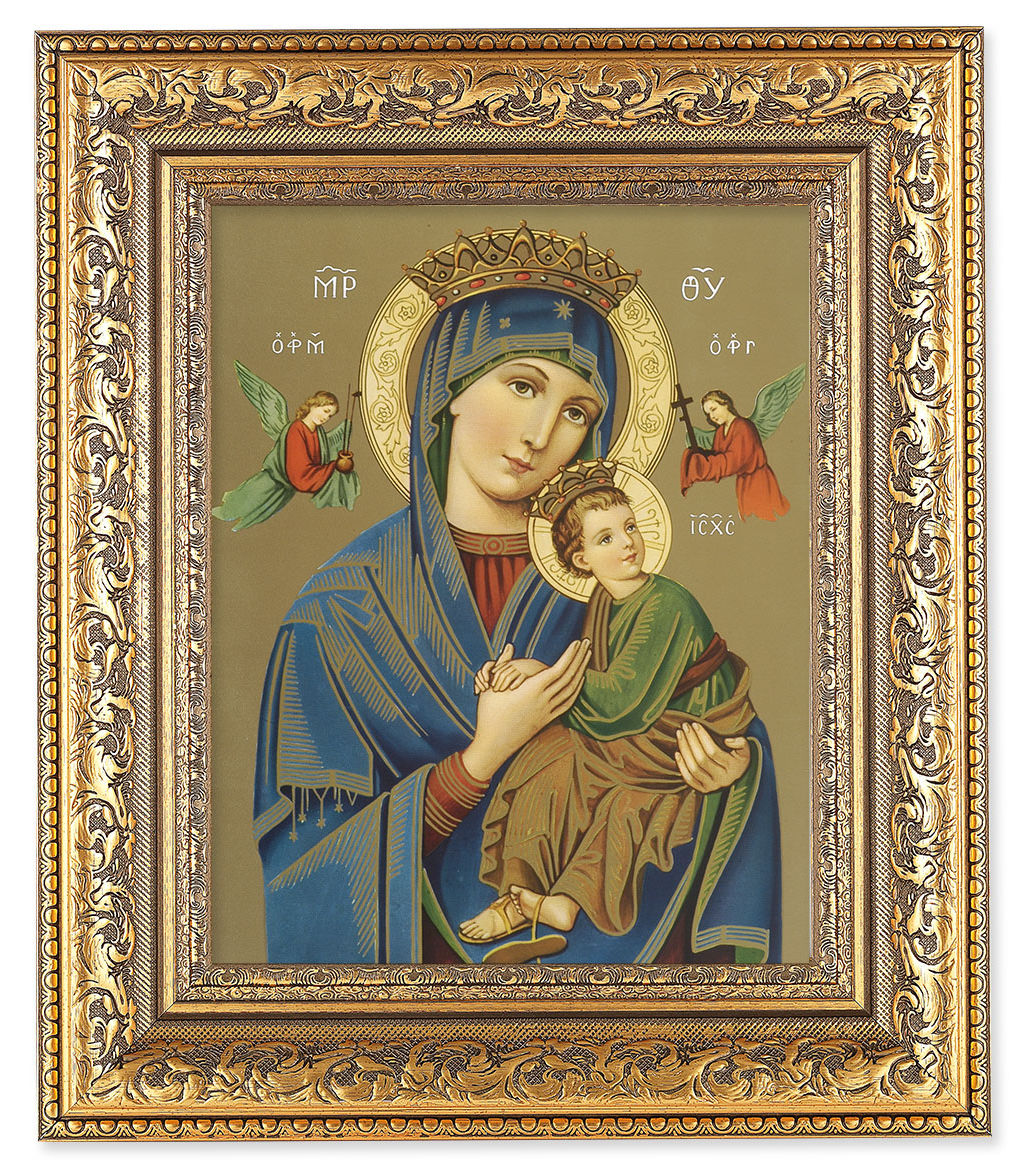 Our Lady of Perpetual Help 8x10 Framed Print Under Glass
