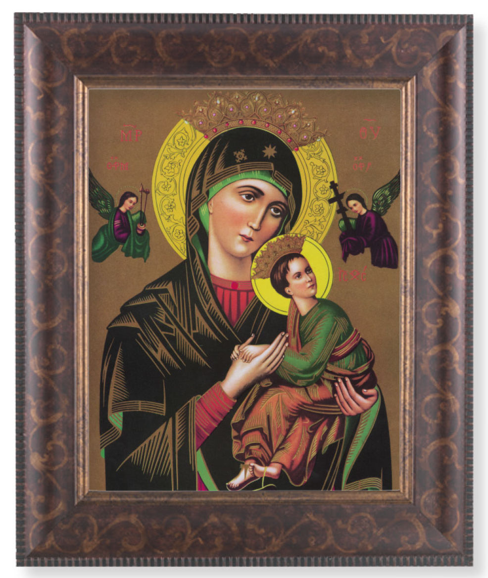 Our Lady of Perpetual Help 8x10 Framed Print Under Glass