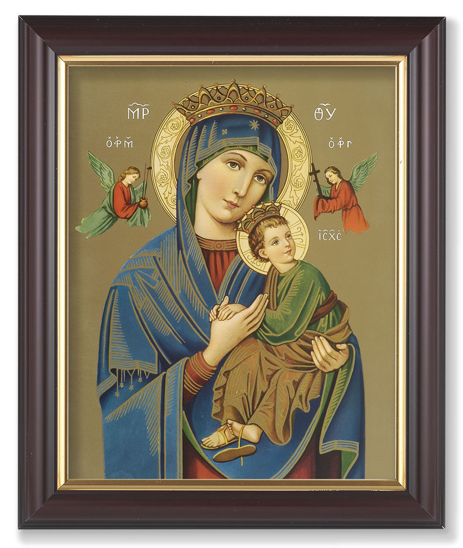 Our Lady of Perpetual Help 8x10 Framed Print Under Glass