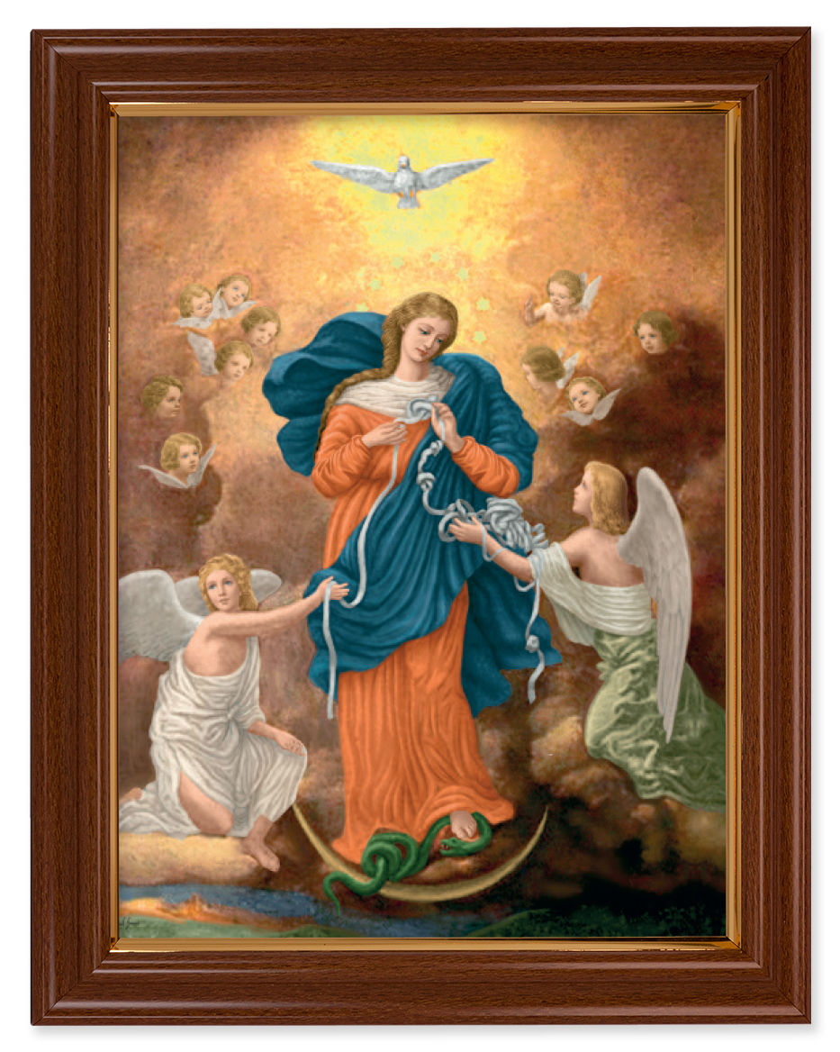 Our Lady Untier of Knots 12x16 Framed Print Artboard