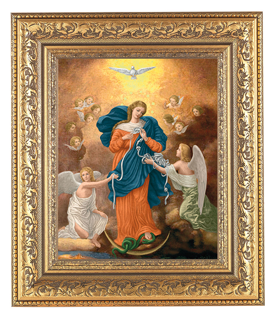 Our Lady Untier of Knots 8x10 Framed Print Under Glass