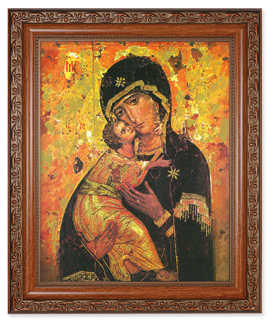 Our Lady of Vladimir 8x10 Framed Print Under Glass