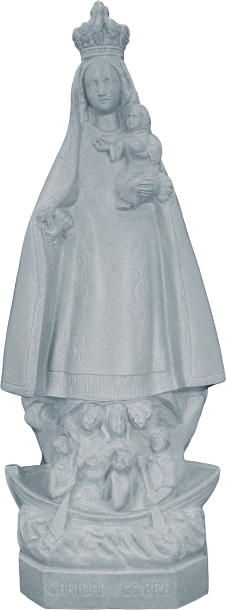 Plastic Our Lady of Charity Statue - 24 inch