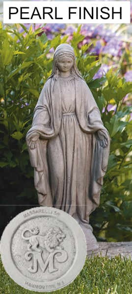 Our Lady of Grace Outdoor Statue 17.75 Inches
