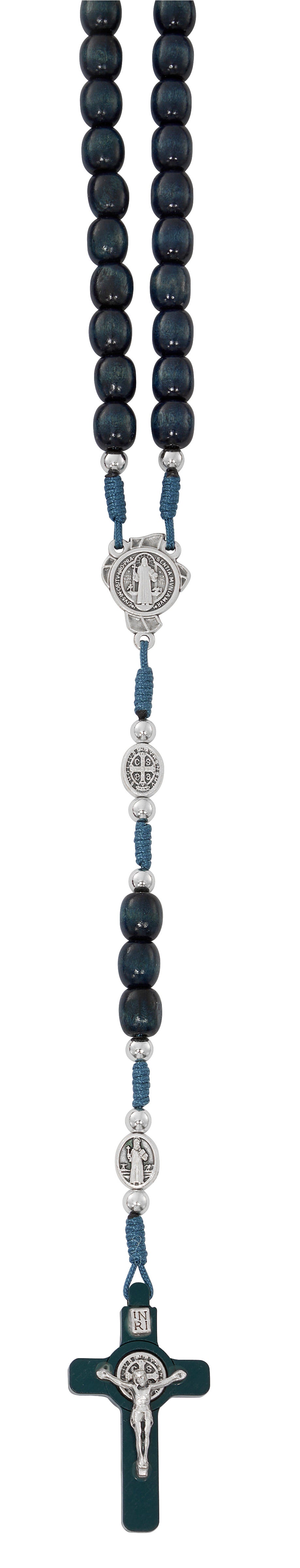 Italian Wood St. Benedict Rosary