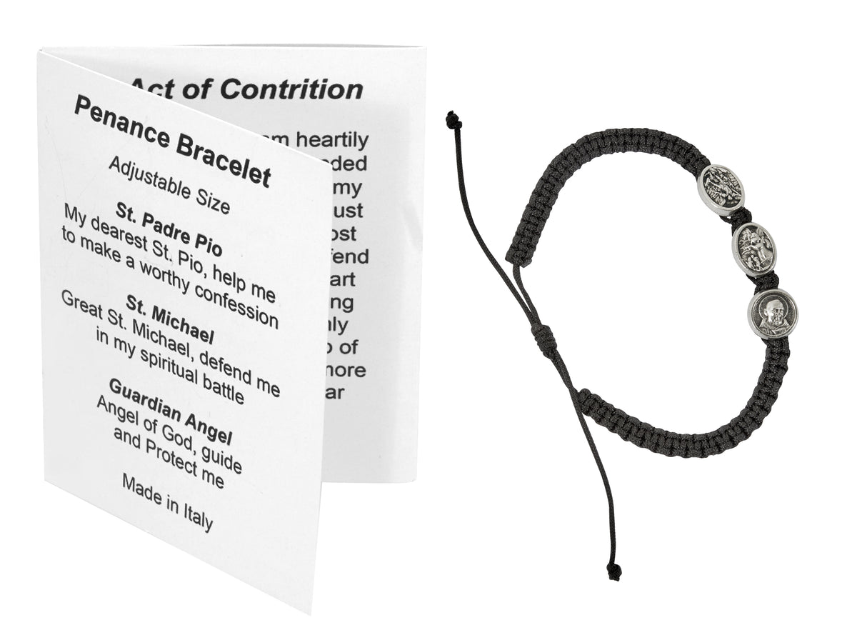 Kids Penance Bracelet with Saint Medals
